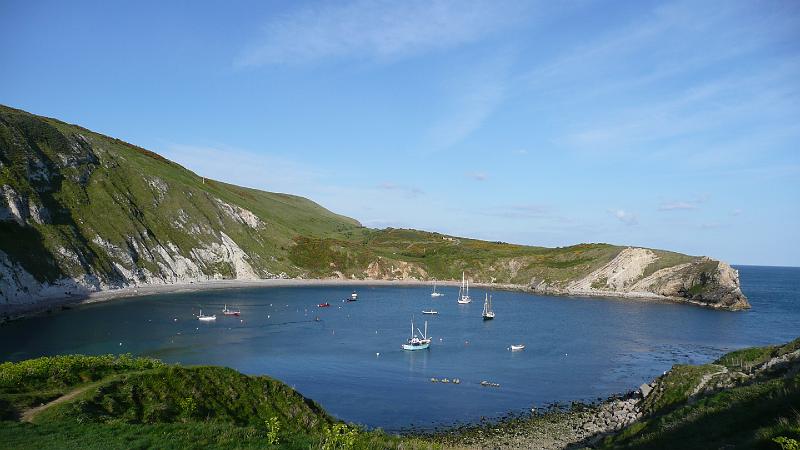 P1000307-  Baie naturelle au cercle parfait de Lulworth Cove.JPG - Baie naturelle au cercle parfait de Lulworth Cove
